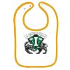 Infant Contrast Trim Terry Bib Thumbnail