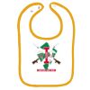 Infant Contrast Trim Terry Bib Thumbnail